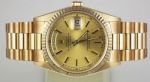Rolex Yellow Gold President Band Day-Date Men's Copy Watch